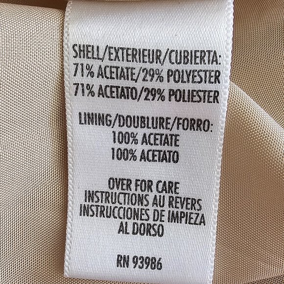 Petite Sophisticate Vintage Pencil Suit Skirt | NWT | 10P | Bone/Cream - Picture 15 of 16